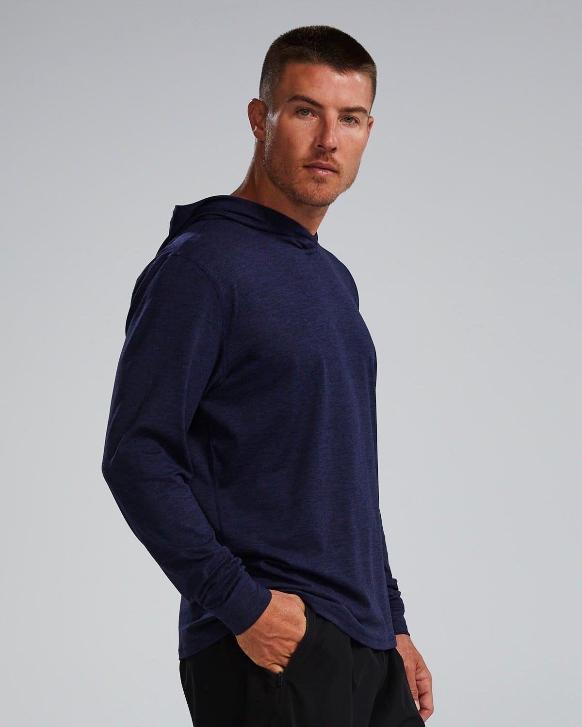 SLS Men's Tech Performance Hoodie - Solid