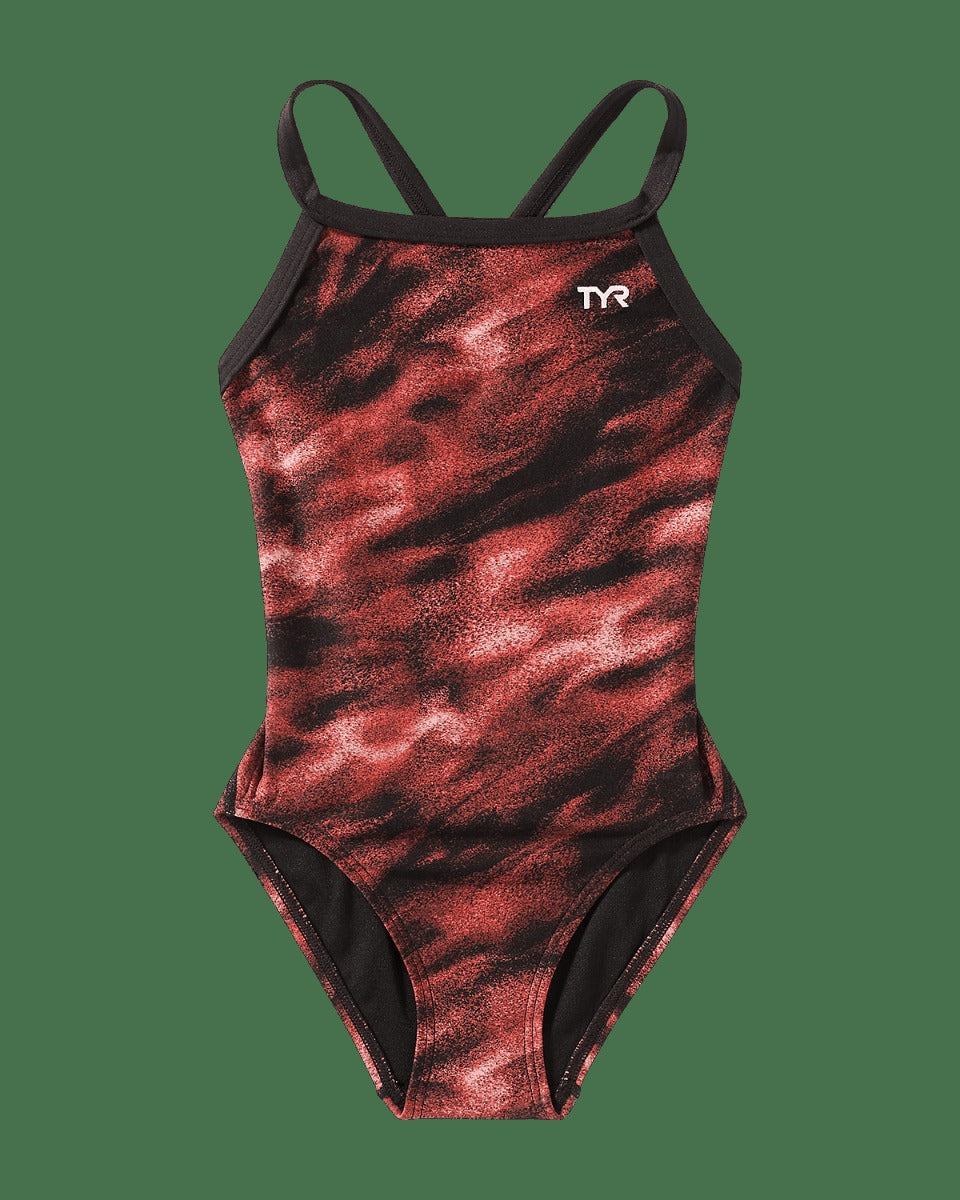 Durafast Elite® Girl's Diamondfit Swimsuit - Soren