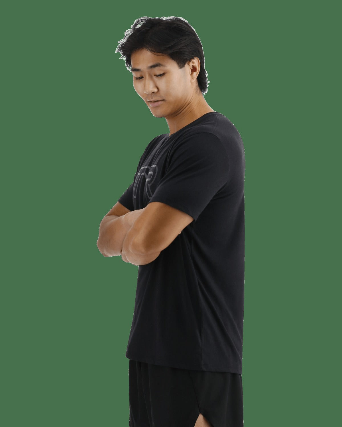 UltraSoft Men's Big Logo Tri-Blend Tech Tee