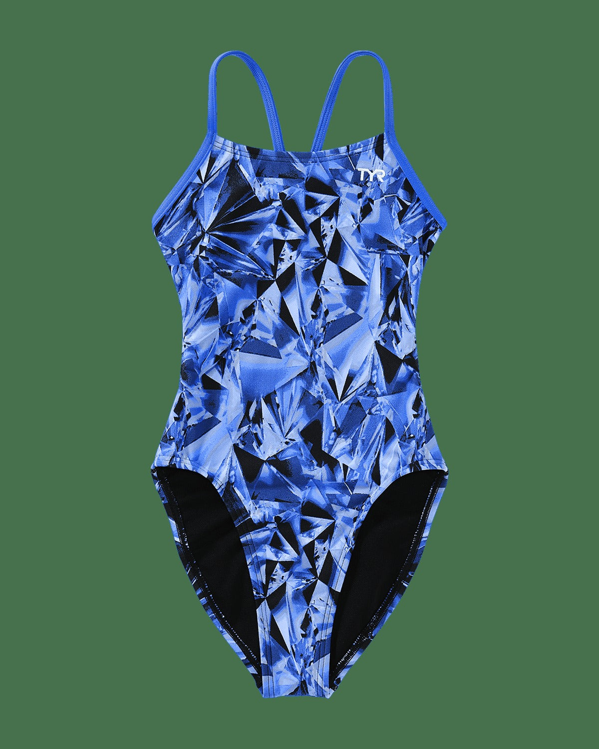 Durafast Elite® Girl's Cutoutfit Swimsuit - Crystalized