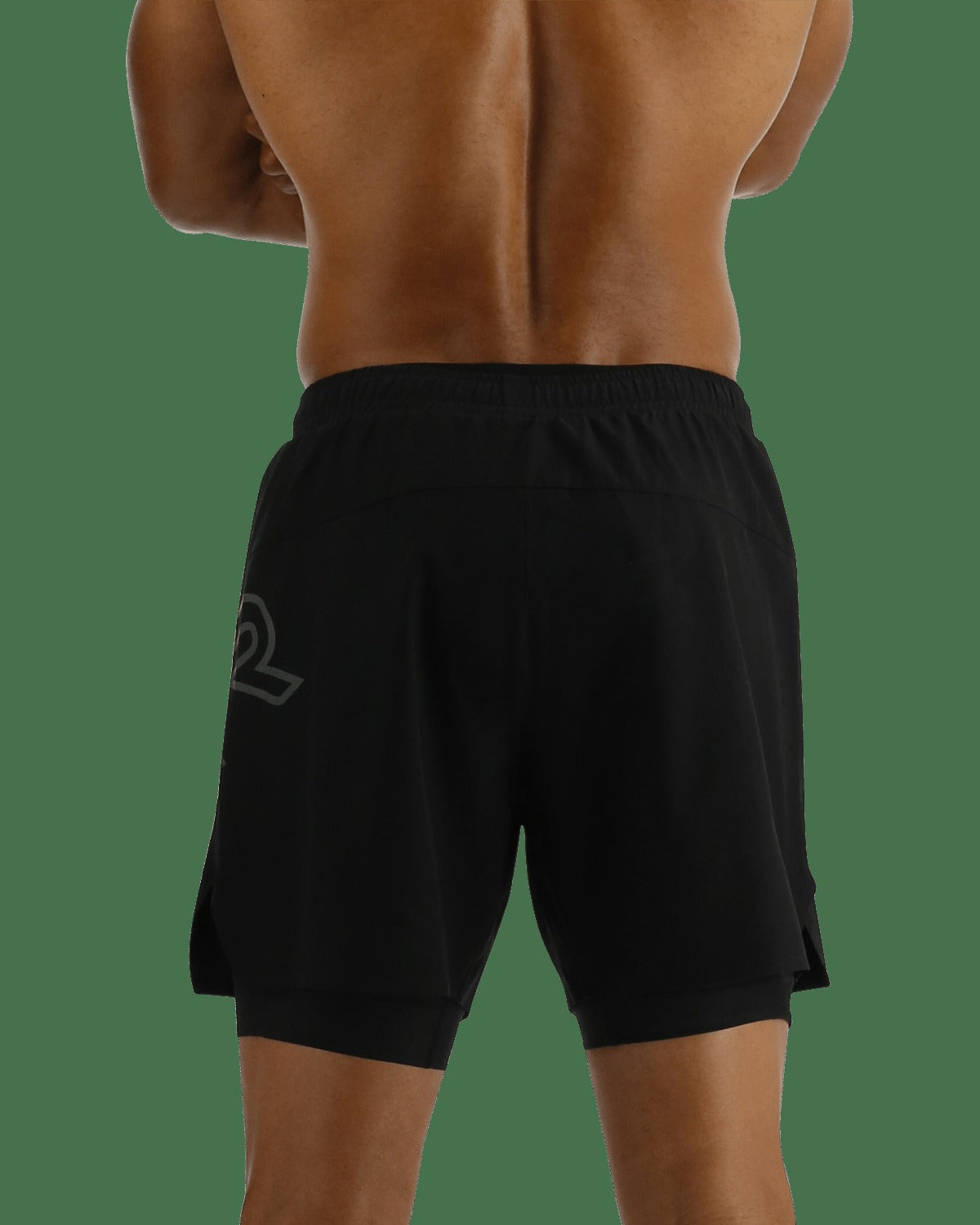 HydrosphereTM Men's Lined 6" Momentum Big Logo Shorts - Solid