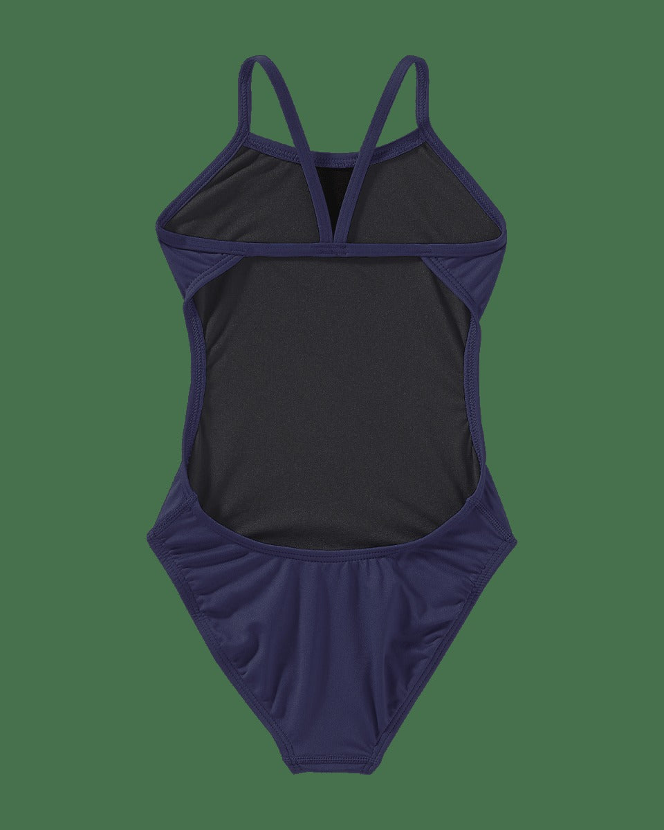 Durafast Elite® Girl's Cutoutfit Swimsuit - Solid