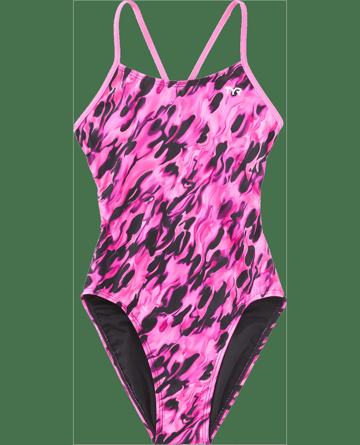 Durafast Elite® Girl's Cutoutfit Swimsuit - Draco