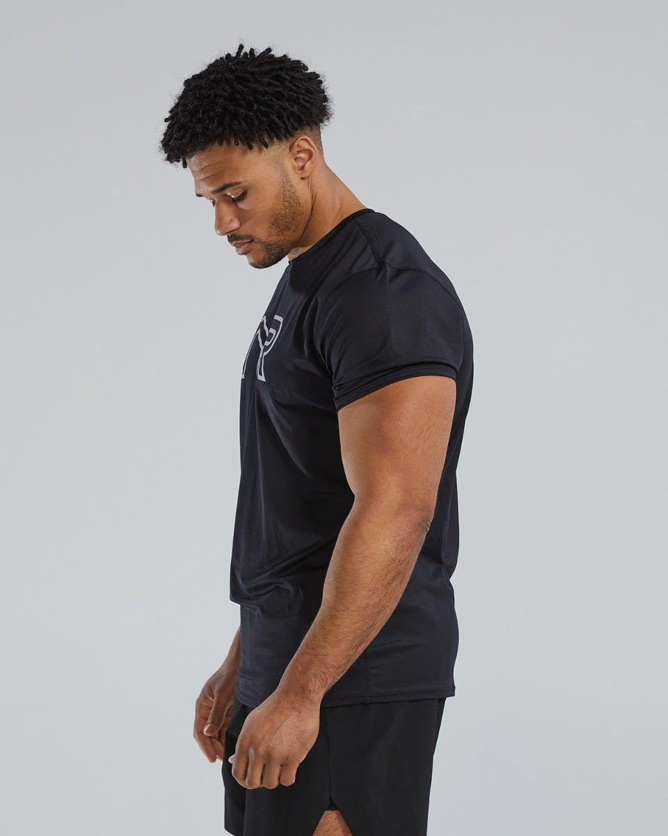AirtecTM Men's Big Logo Tee - Solid / Heather