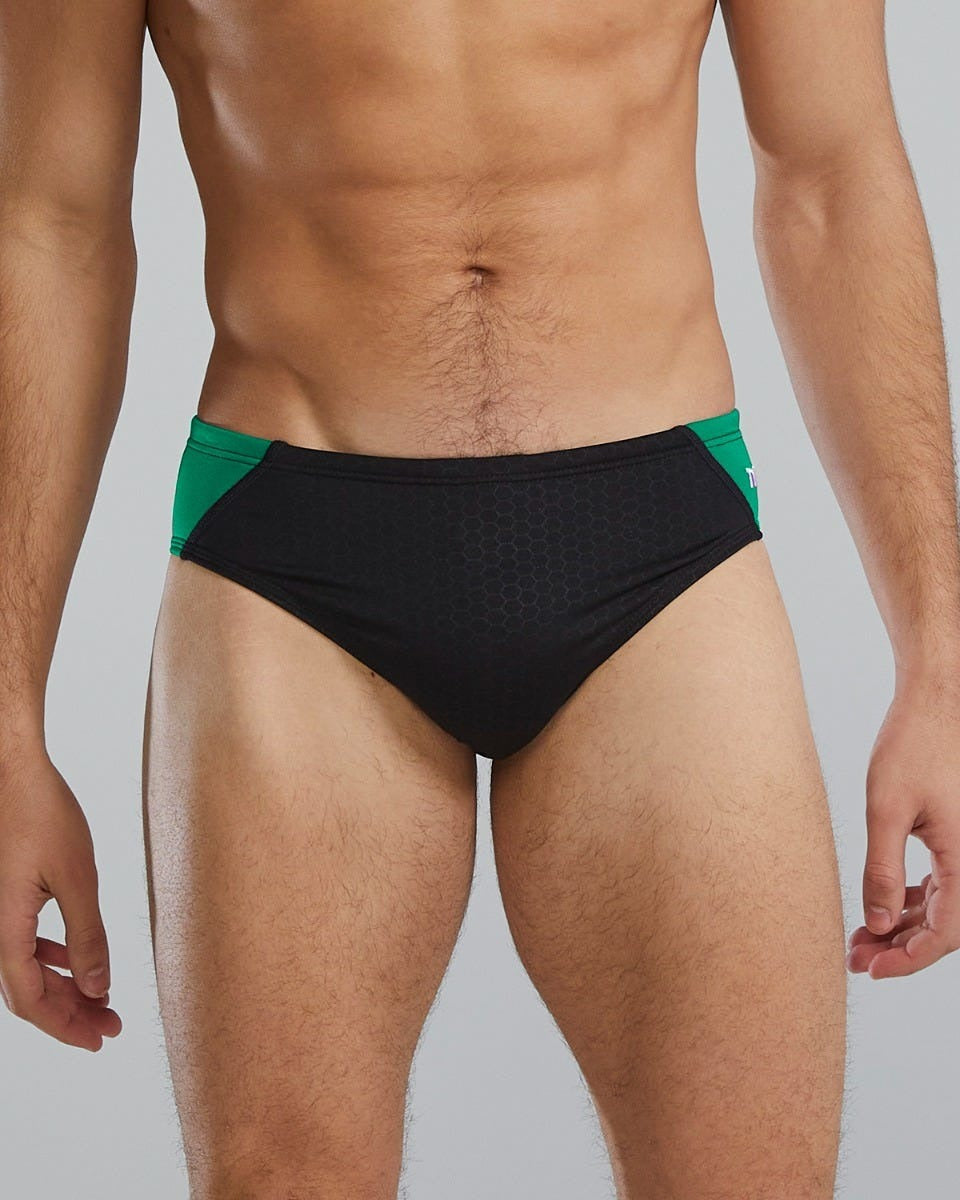 Durafast Elite® Men's Blade Splice Brief Swimsuit - Hexa