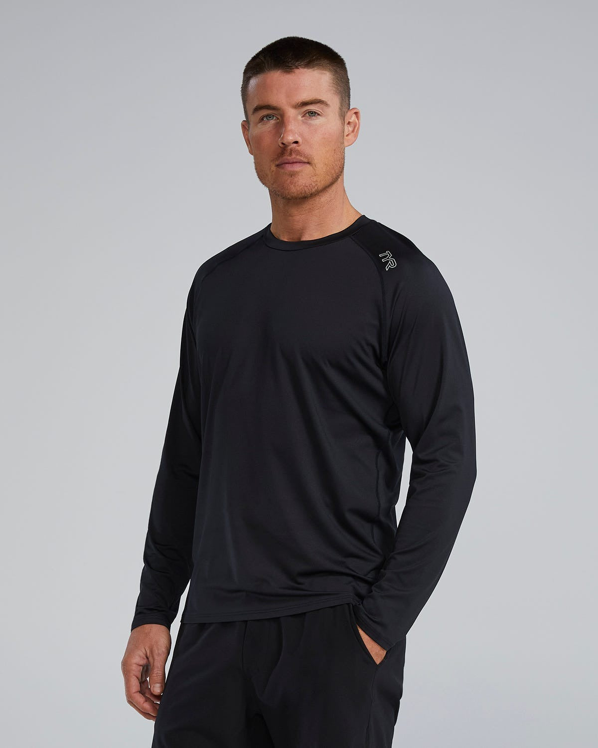 ClimaDryTM Men's Raglan Long Sleeve Tech Tee - Solid / Heather