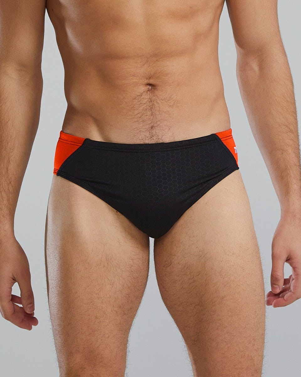 Durafast Elite® Men's Blade Splice Brief Swimsuit - Hexa