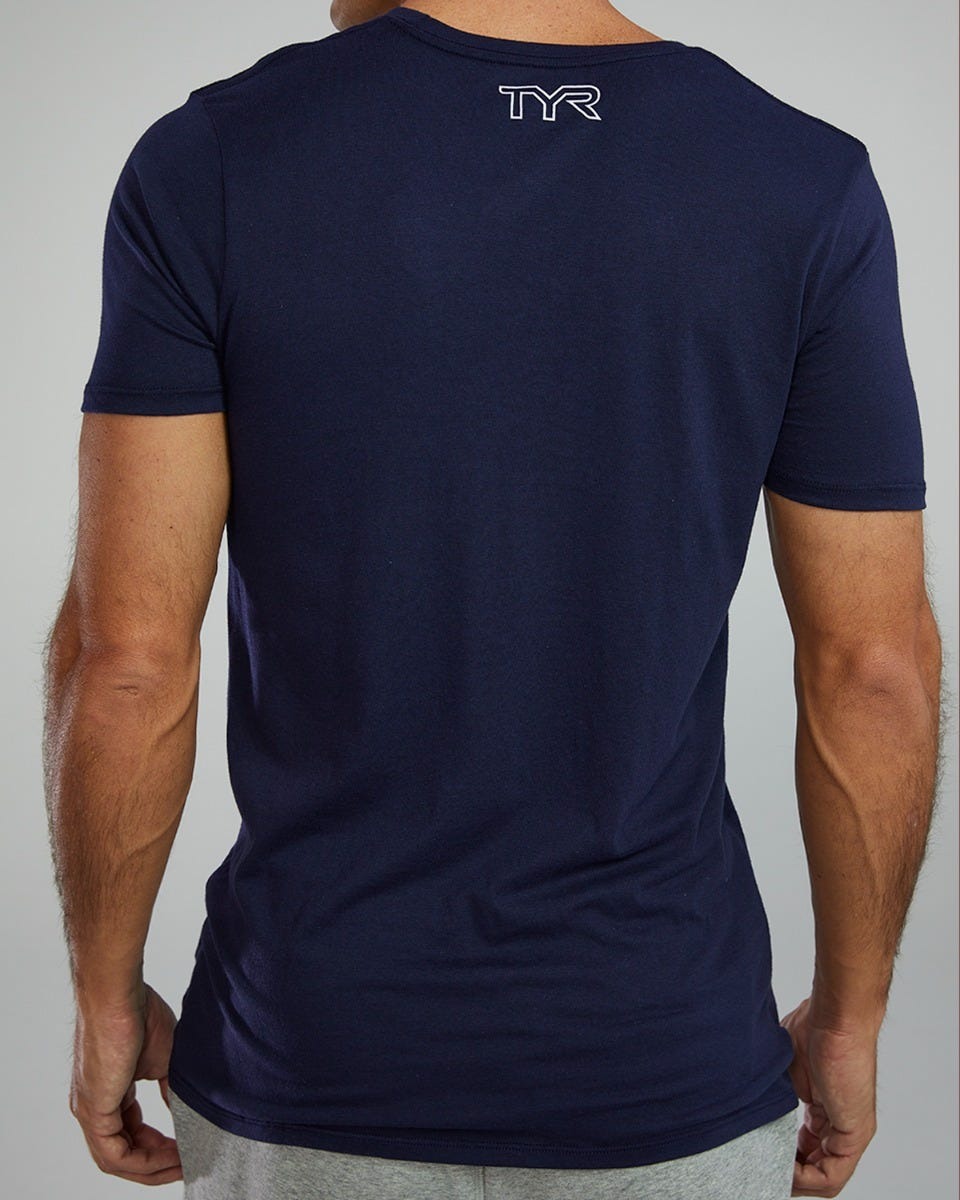 Unisex Ultrasoft Lightweight Tri Blend Tech Tee - Big Logo