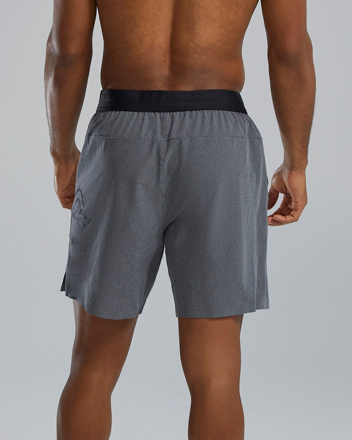 HydrosphereTM Men's Unlined 7" Unbroken Big Logo Shorts - Solid