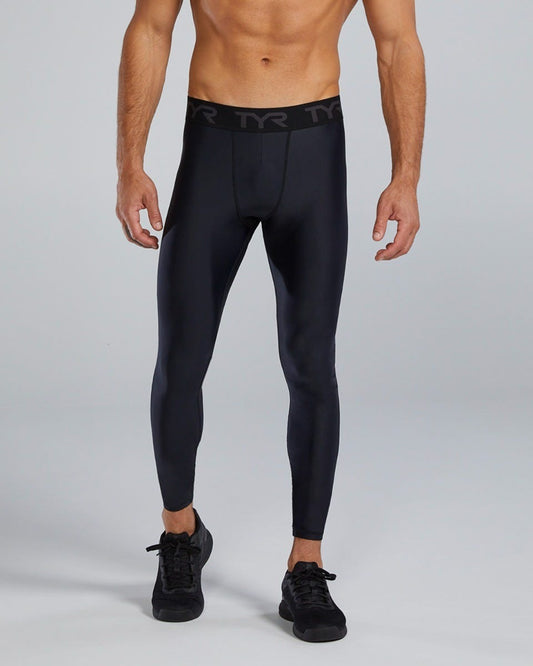 Men's Full Length Compression Leggings - Solid