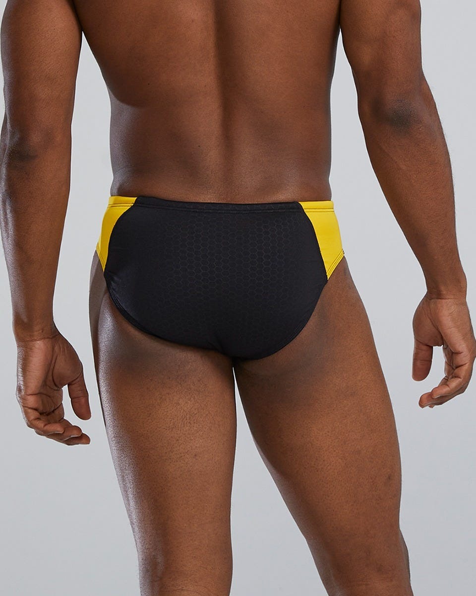 Durafast Elite® Men's Blade Splice Brief Swimsuit - Hexa