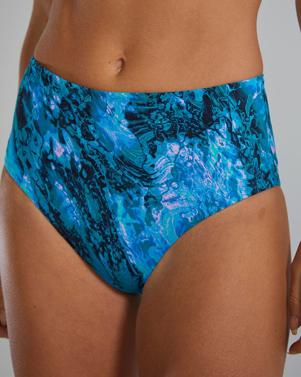 Women's Arielle High Waisted Bikini Bottoms Prismatic