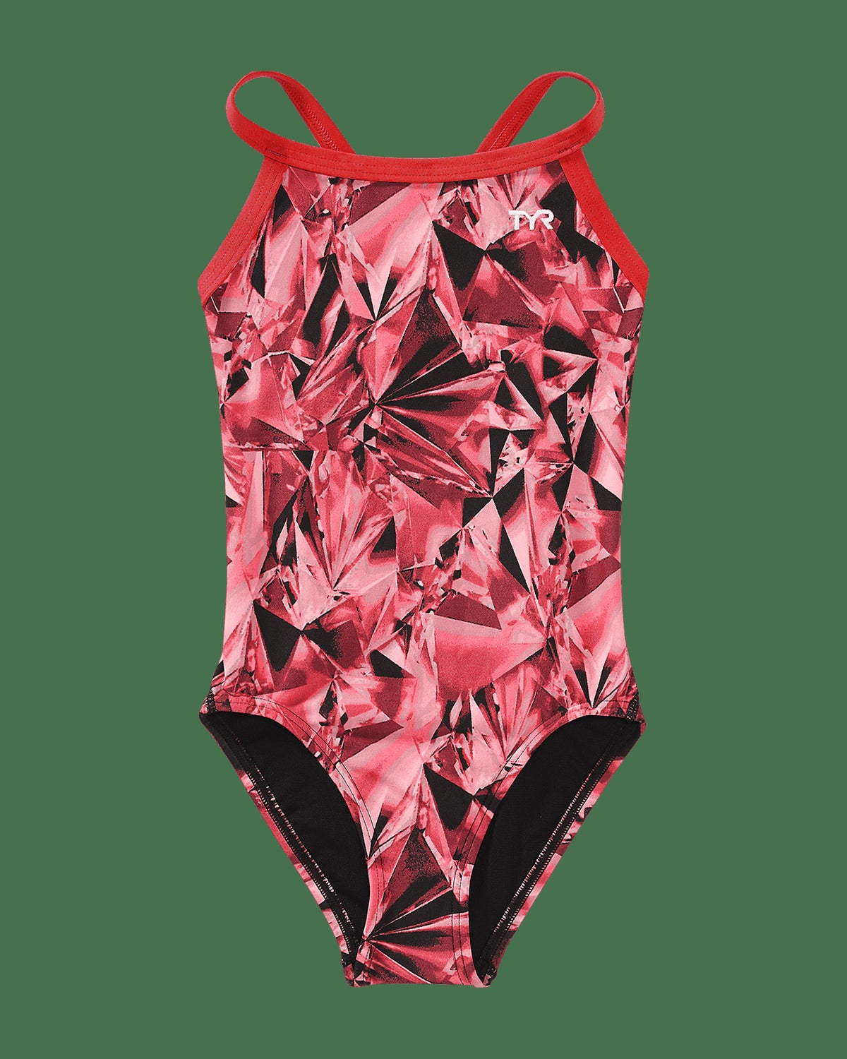 Durafast Elite® Girl's Diamondfit Swimsuit - Crystalized