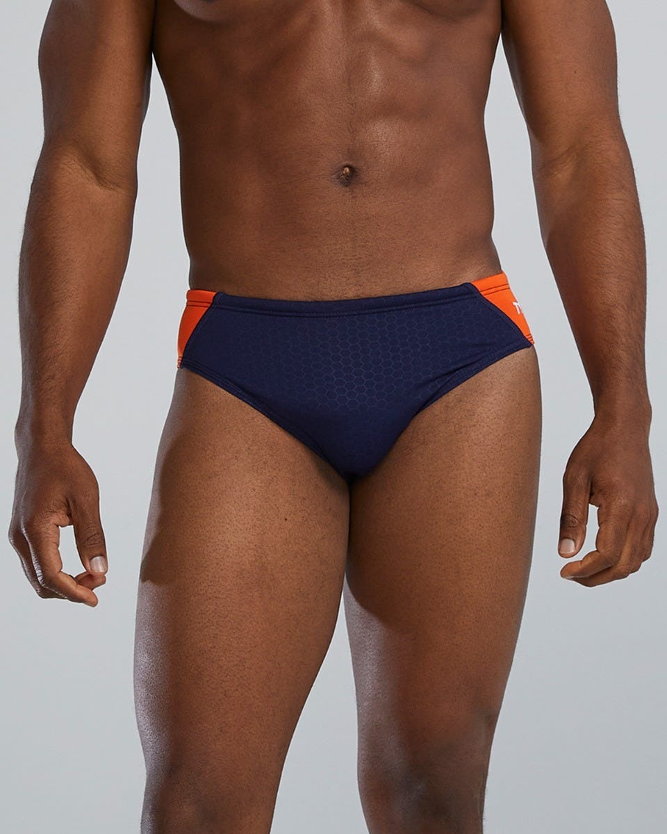 Durafast Elite® Men's Blade Splice Brief Swimsuit - Hexa