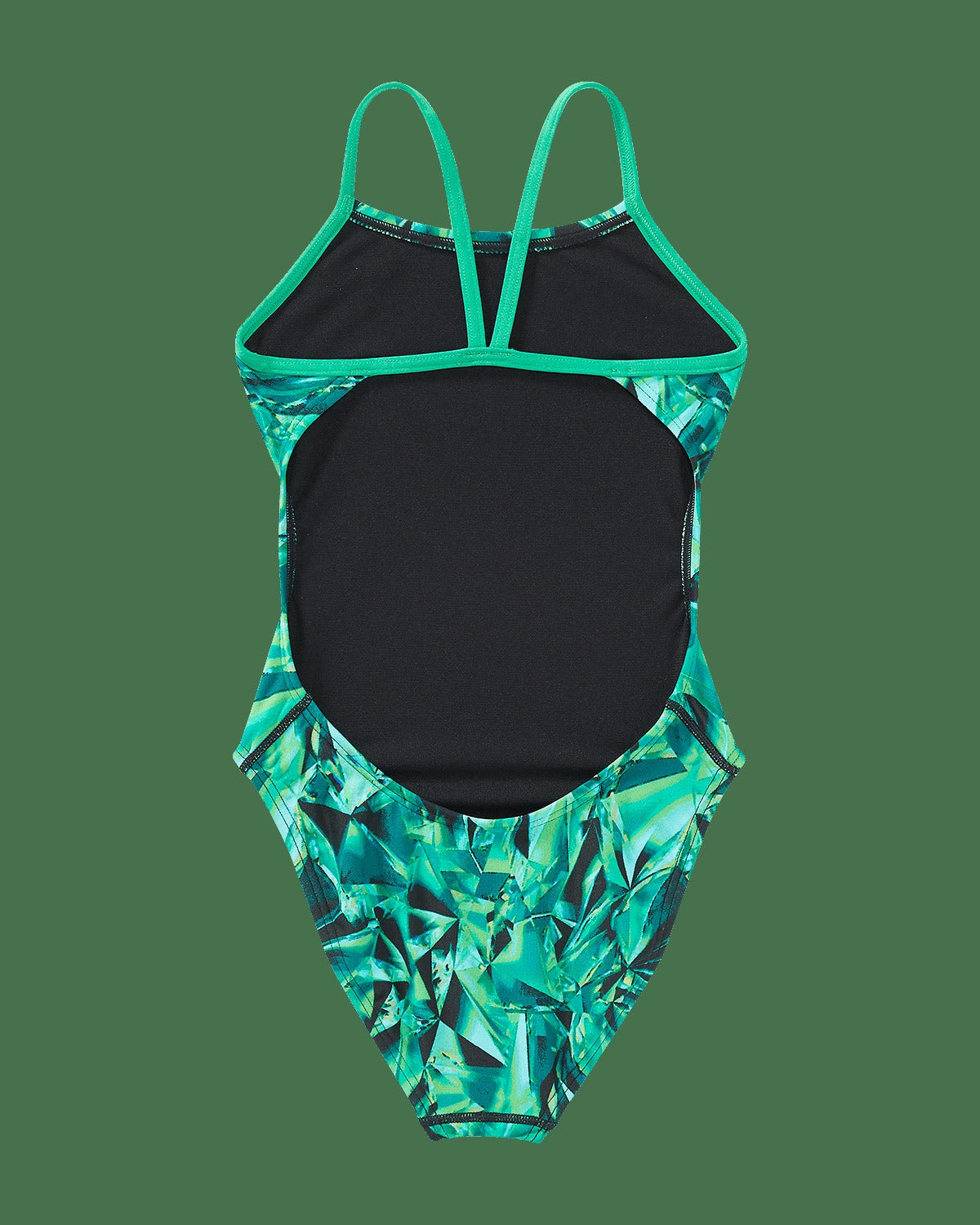 Durafast Elite® Girl's Cutoutfit Swimsuit - Crystalized