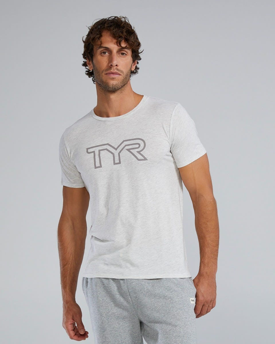 Unisex Ultrasoft Lightweight Tri Blend Tech Tee - Big Logo