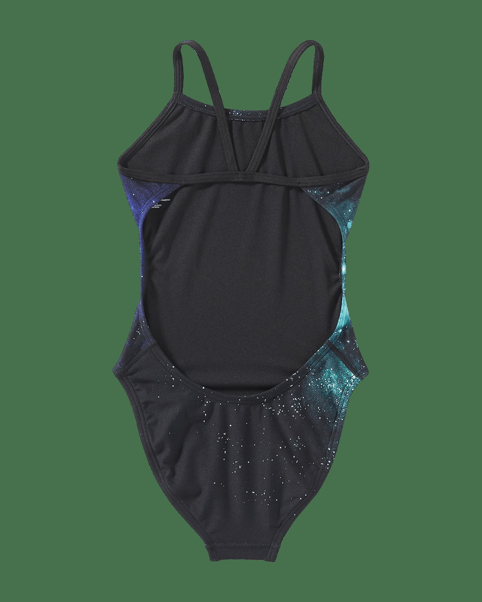 Durafast Elite® Girl's Cutoutfit Swimsuit - Starborne