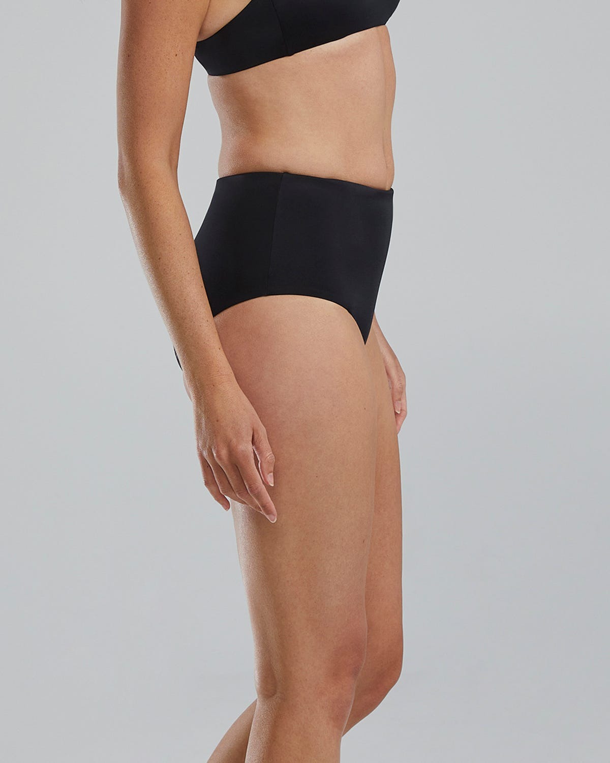 Women's Arielle High Waisted Bikini Bottom - Solid