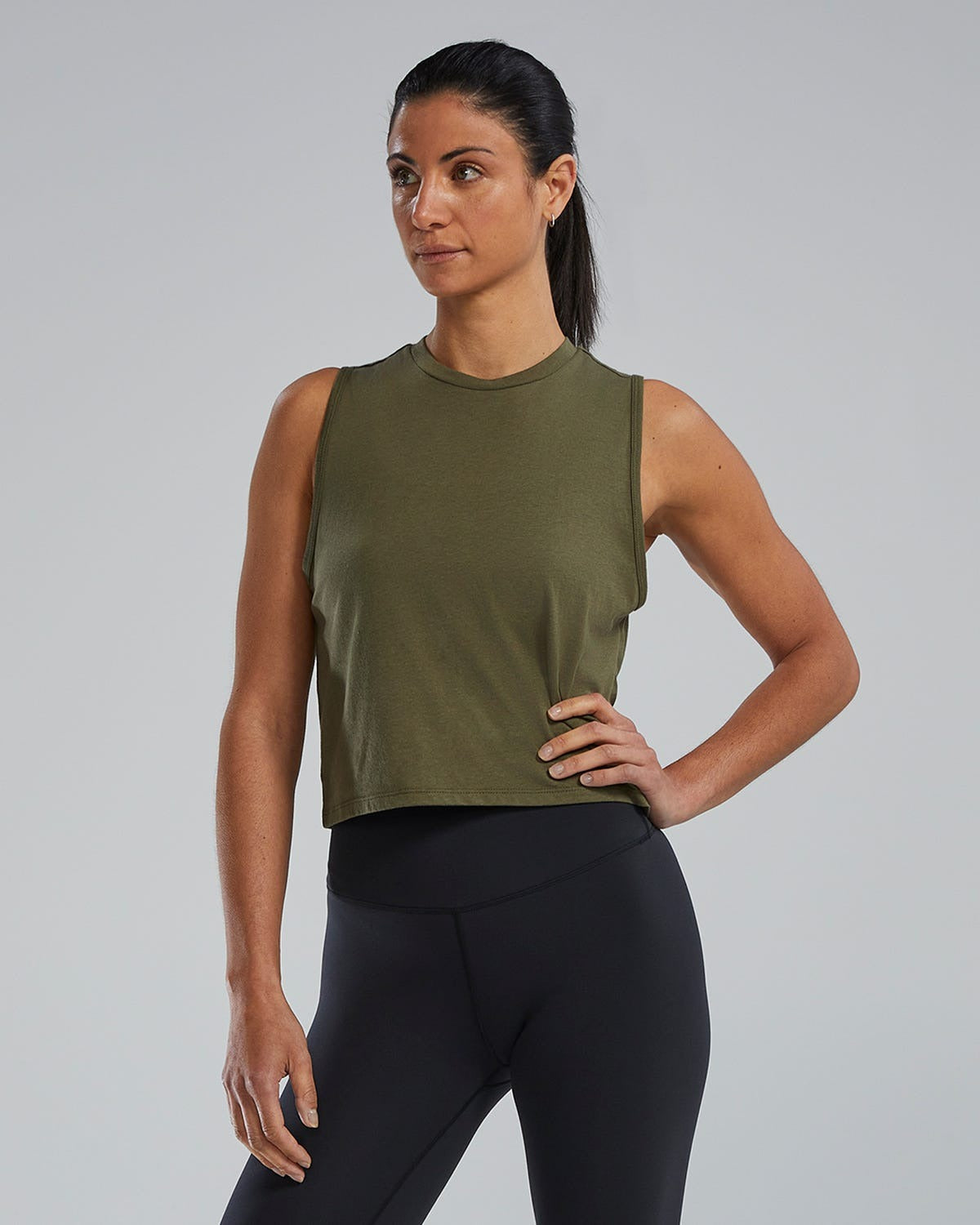 Women's Triblend Cropped Tank