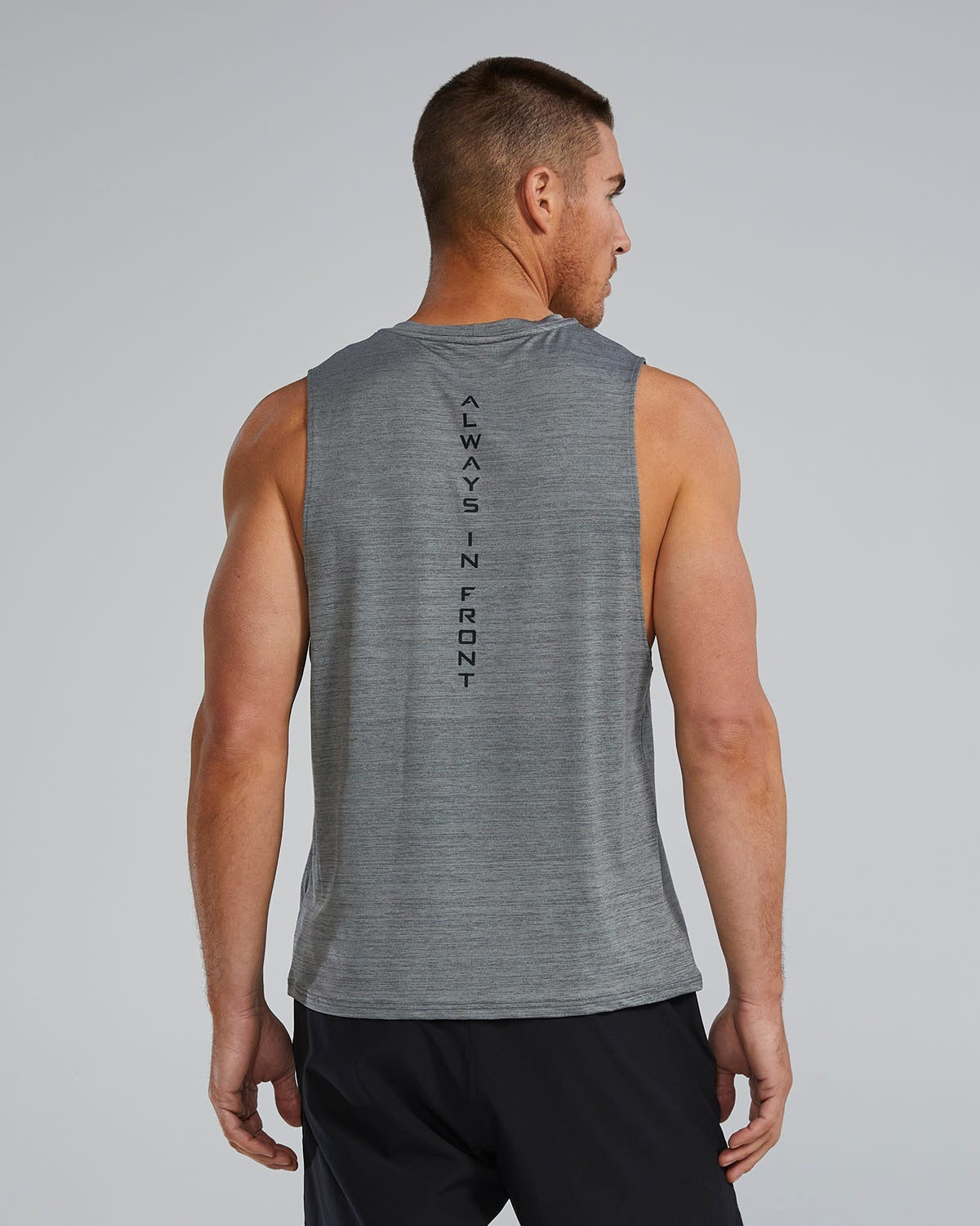 ClimaDryTM Men's Big Logo Tech Tank - Solid / Heather