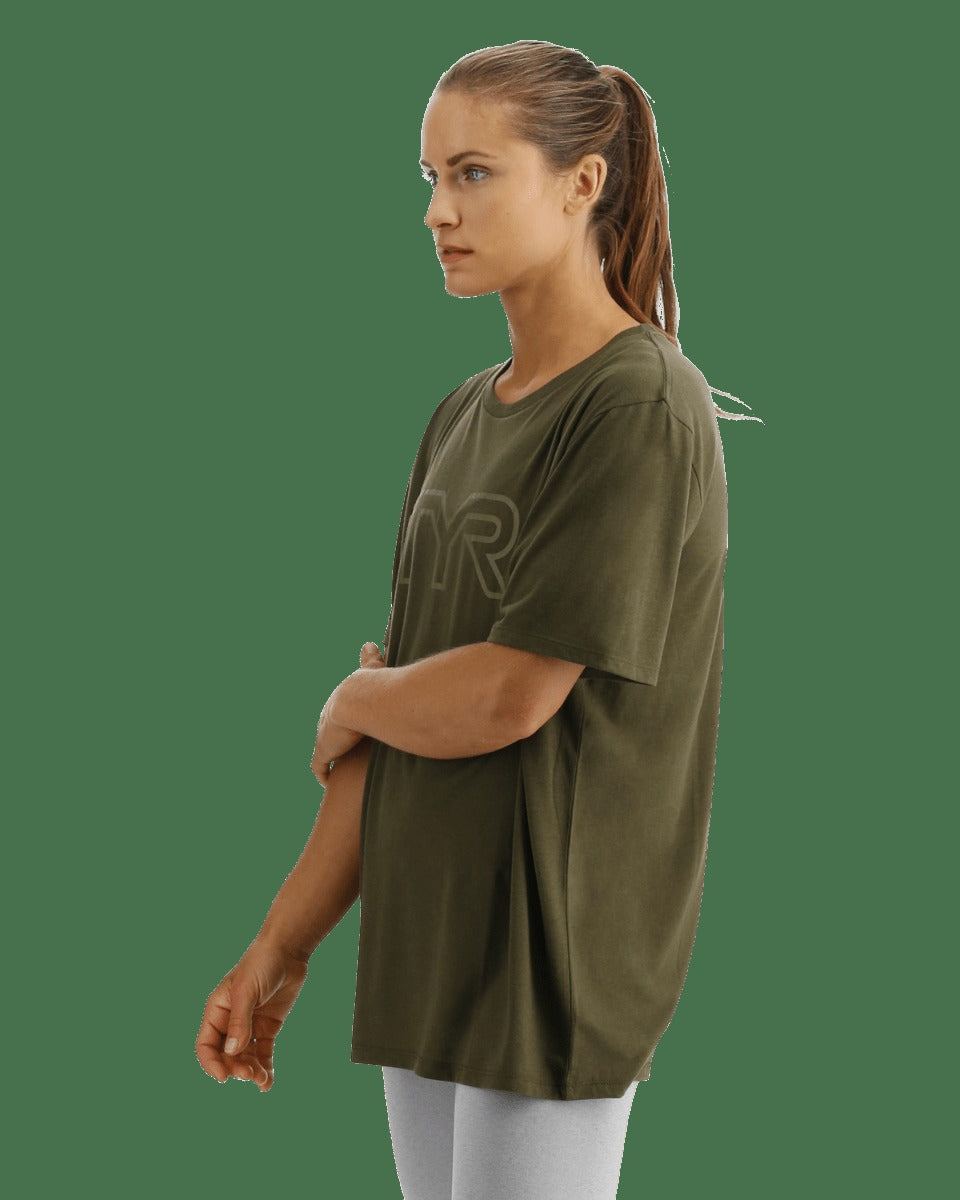 UltraSoft Women's Big Logo Tri-Blend Tech Tee