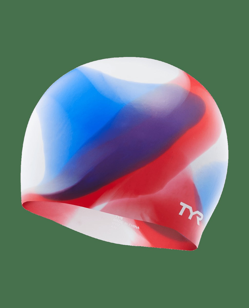 Youth Silicone Swim Cap -Tie Dye