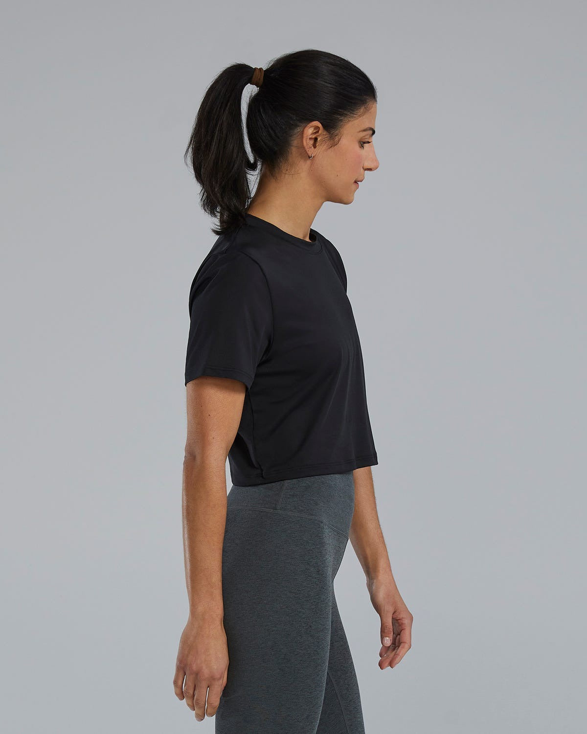 ClimaDryTM Women's Cropped Tech Tee