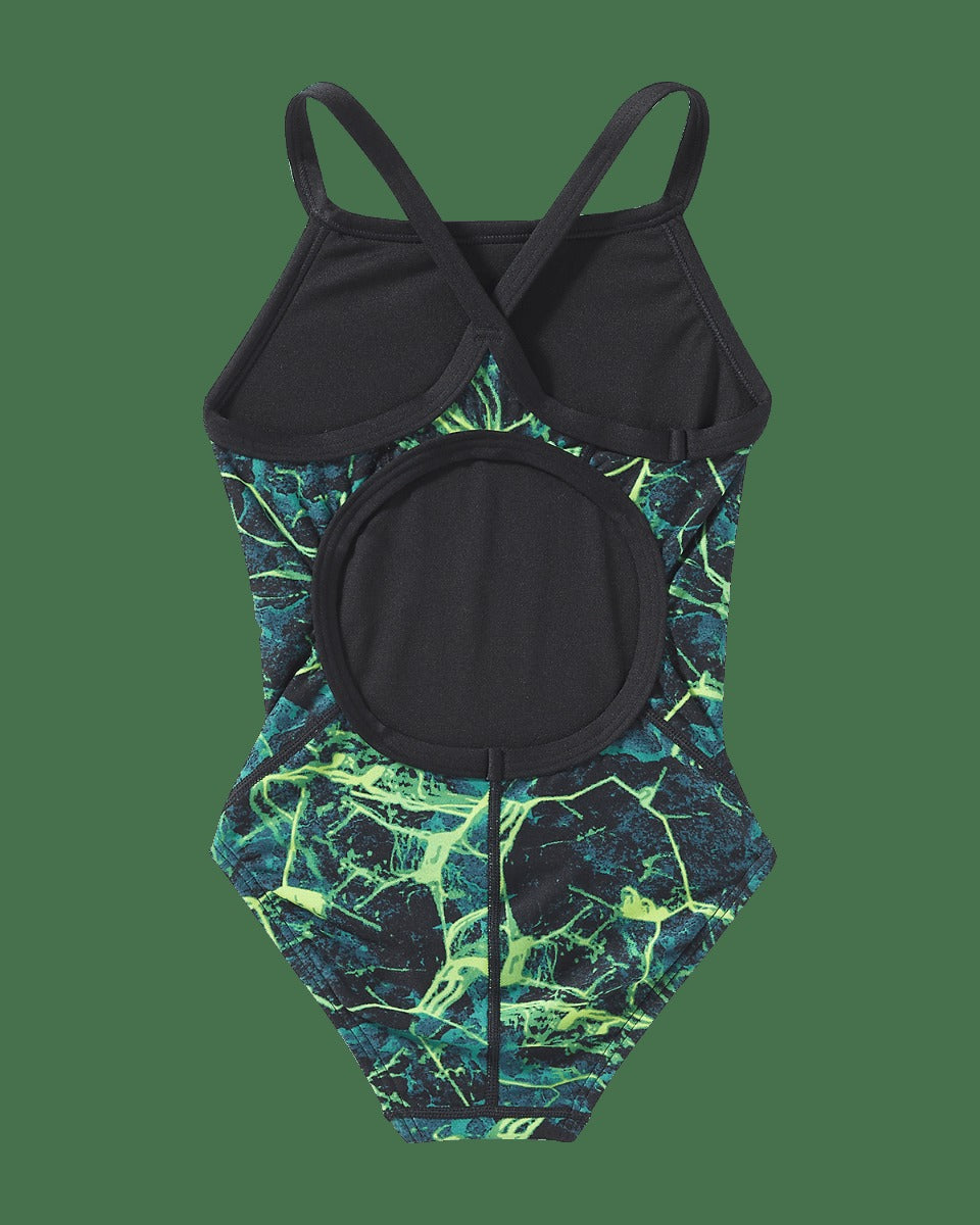 Durafast Elite® Girl's Diamondfit Swimsuit - Synapse