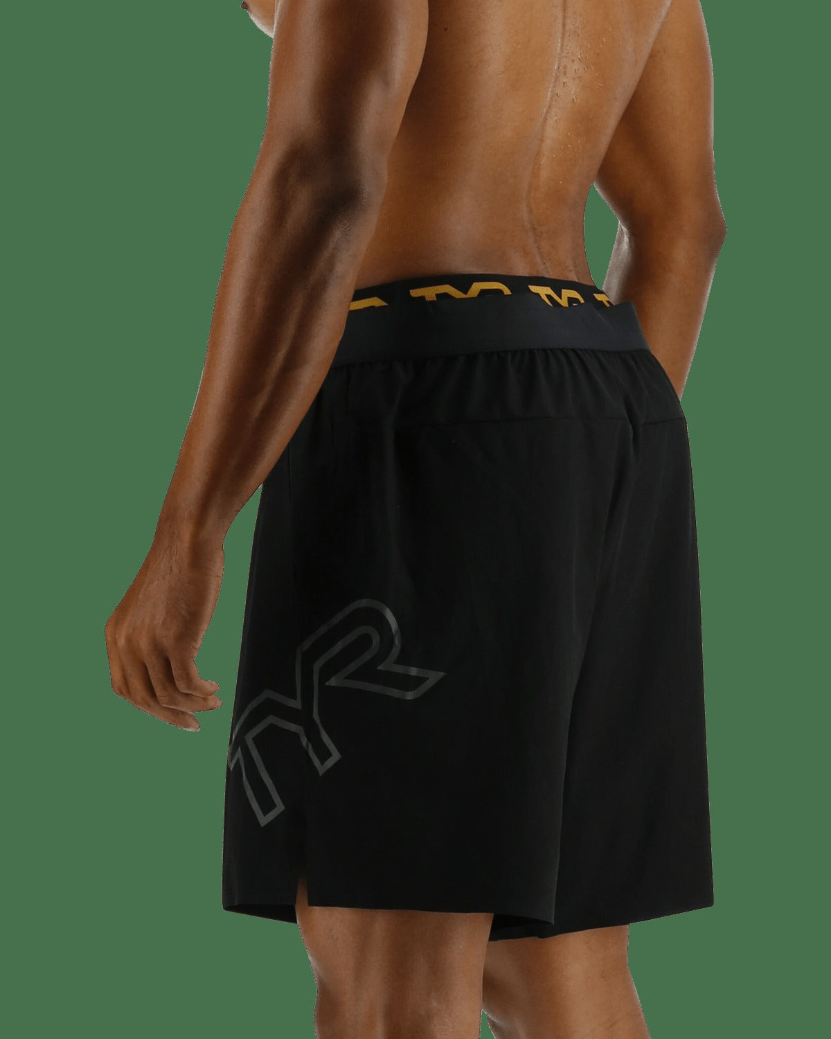 HydrosphereTM Men's Unlined 7" Unbroken Big Logo Shorts - Solid