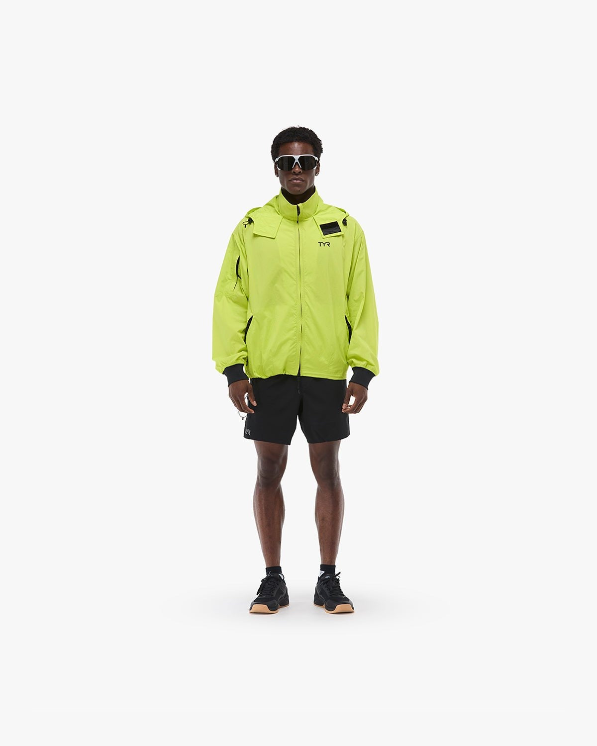 Men's Full Zip Windbreaker - Neon