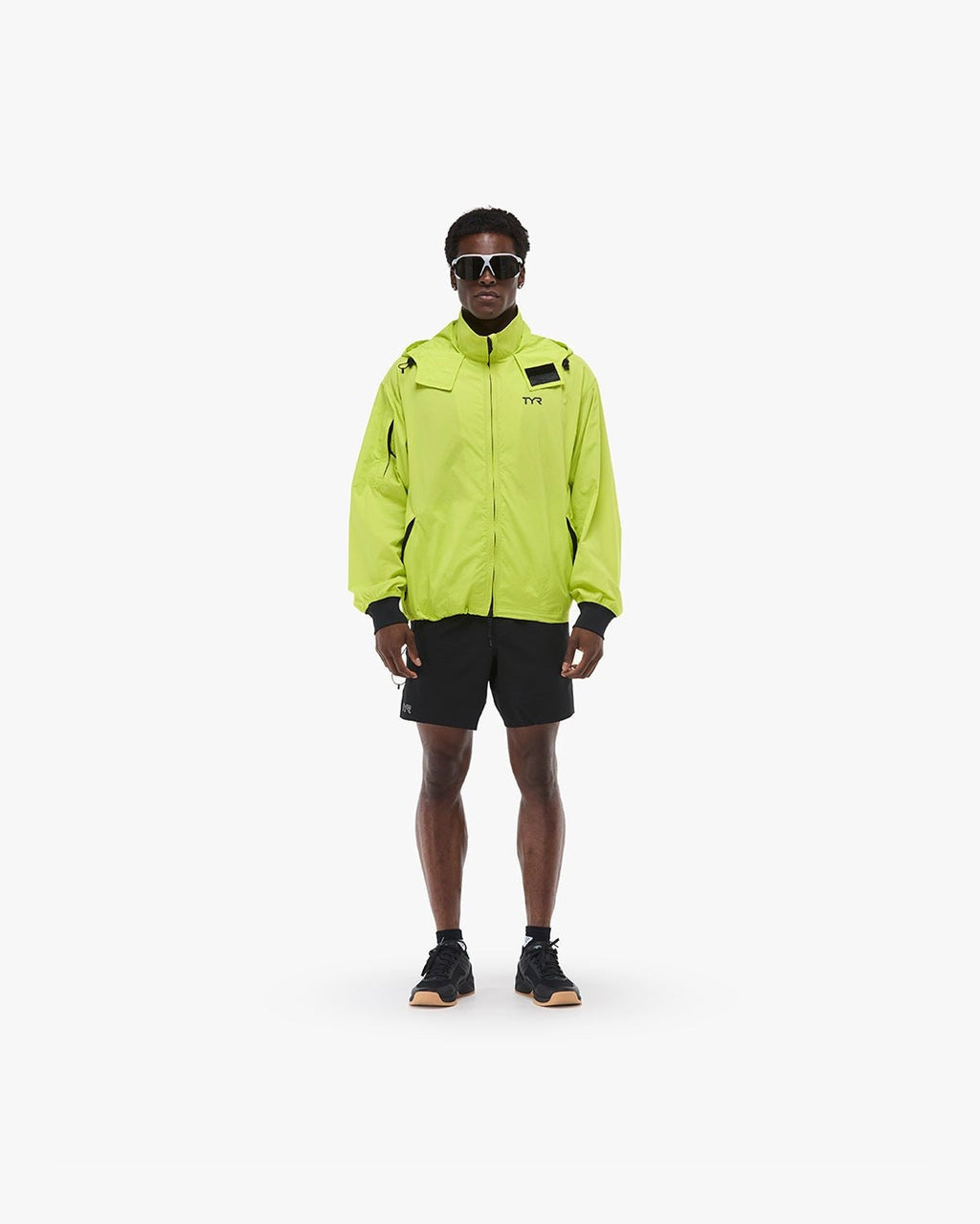 Men's Full Zip Windbreaker - Neon