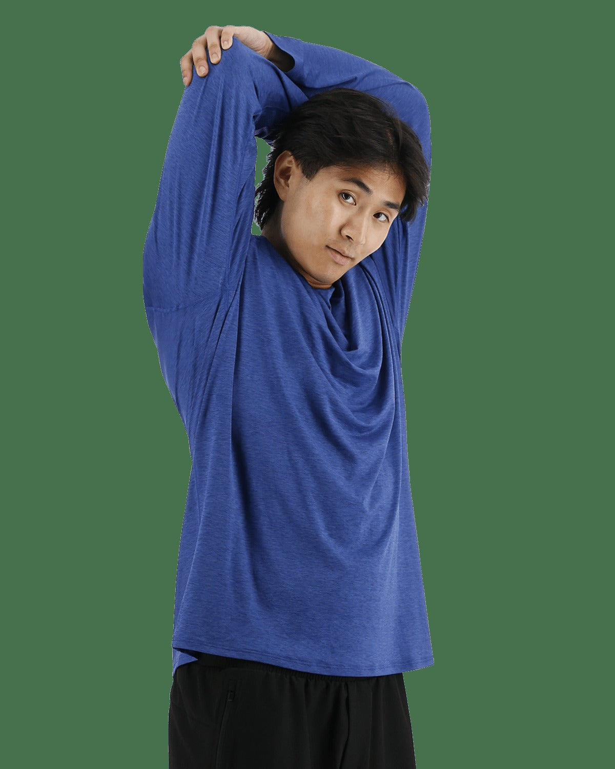 ClimaDryTM Men's Raglan Long Sleeve Tech Tee - Solid / Heather