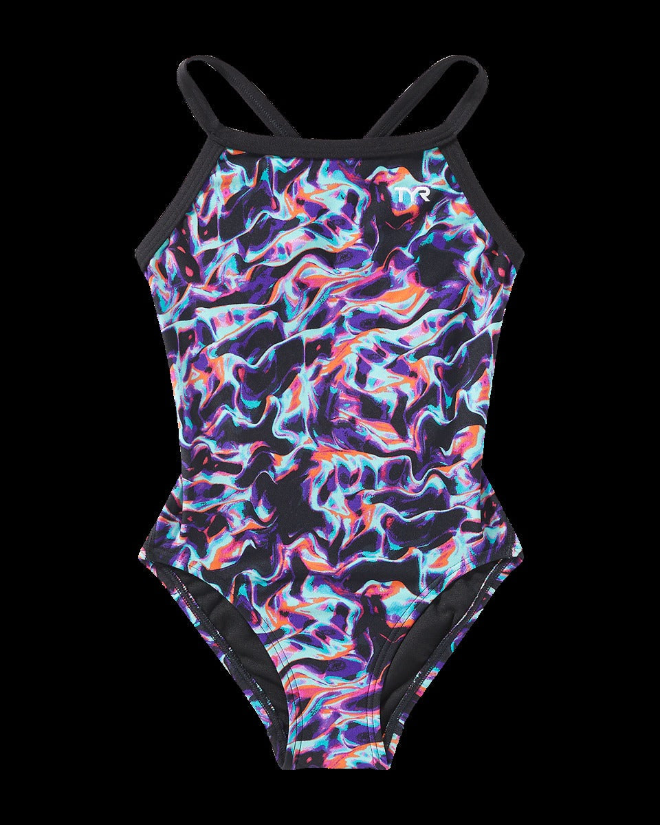 Durafast Elite® Girl's Diamondfit Swimsuit - Energia