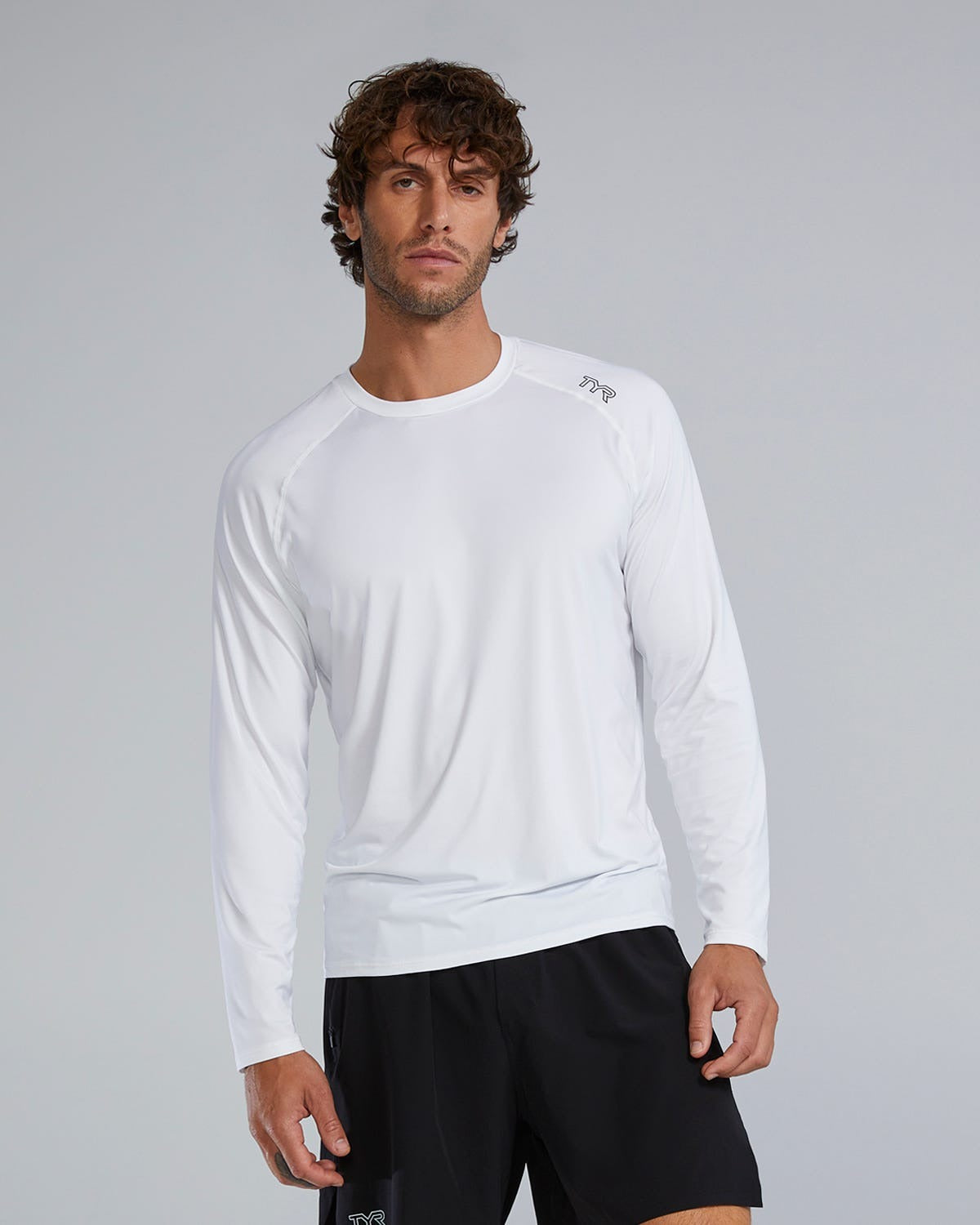 ClimaDryTM Men's Raglan Long Sleeve Tech Tee - Solid / Heather