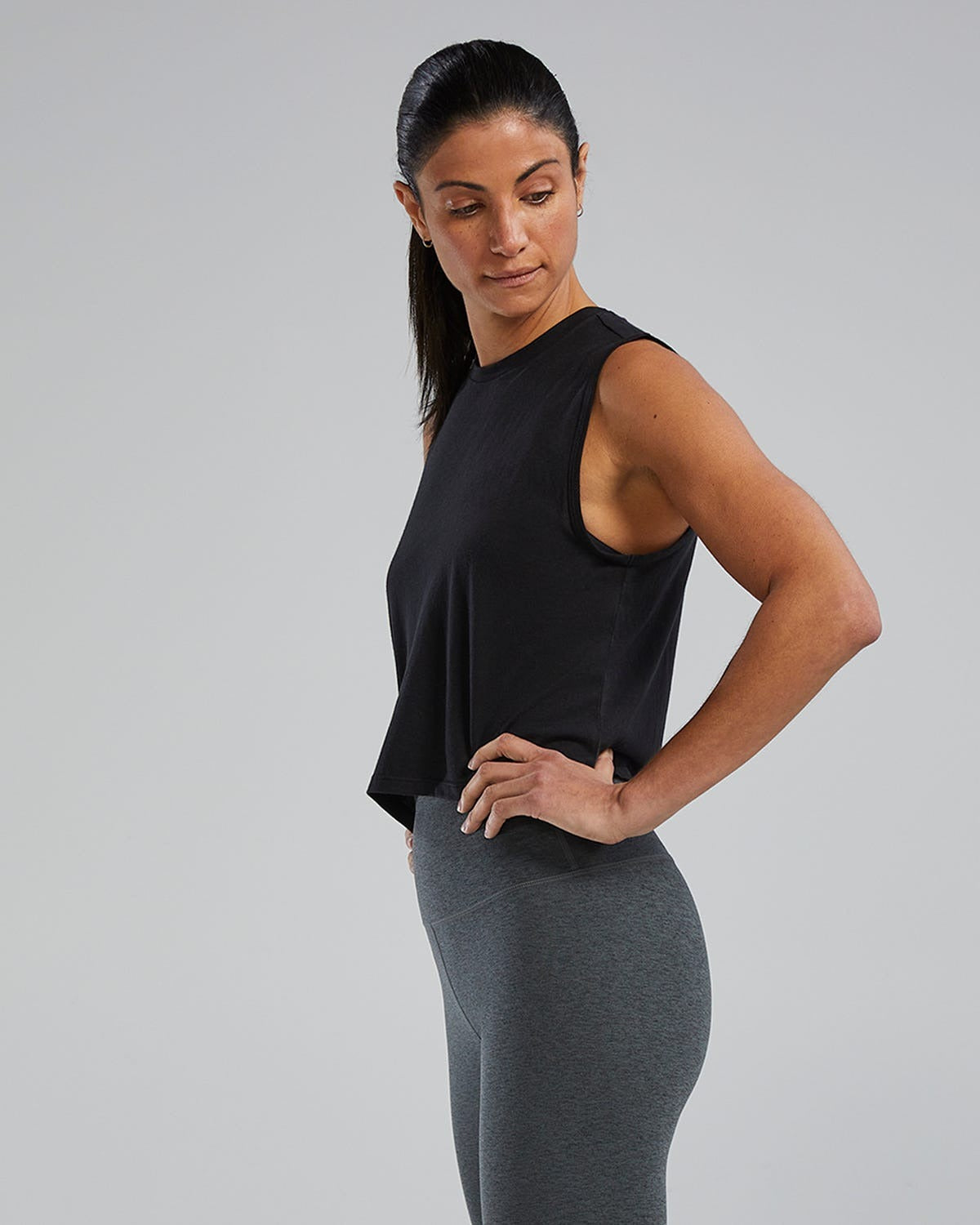 Women's Triblend Cropped Tank