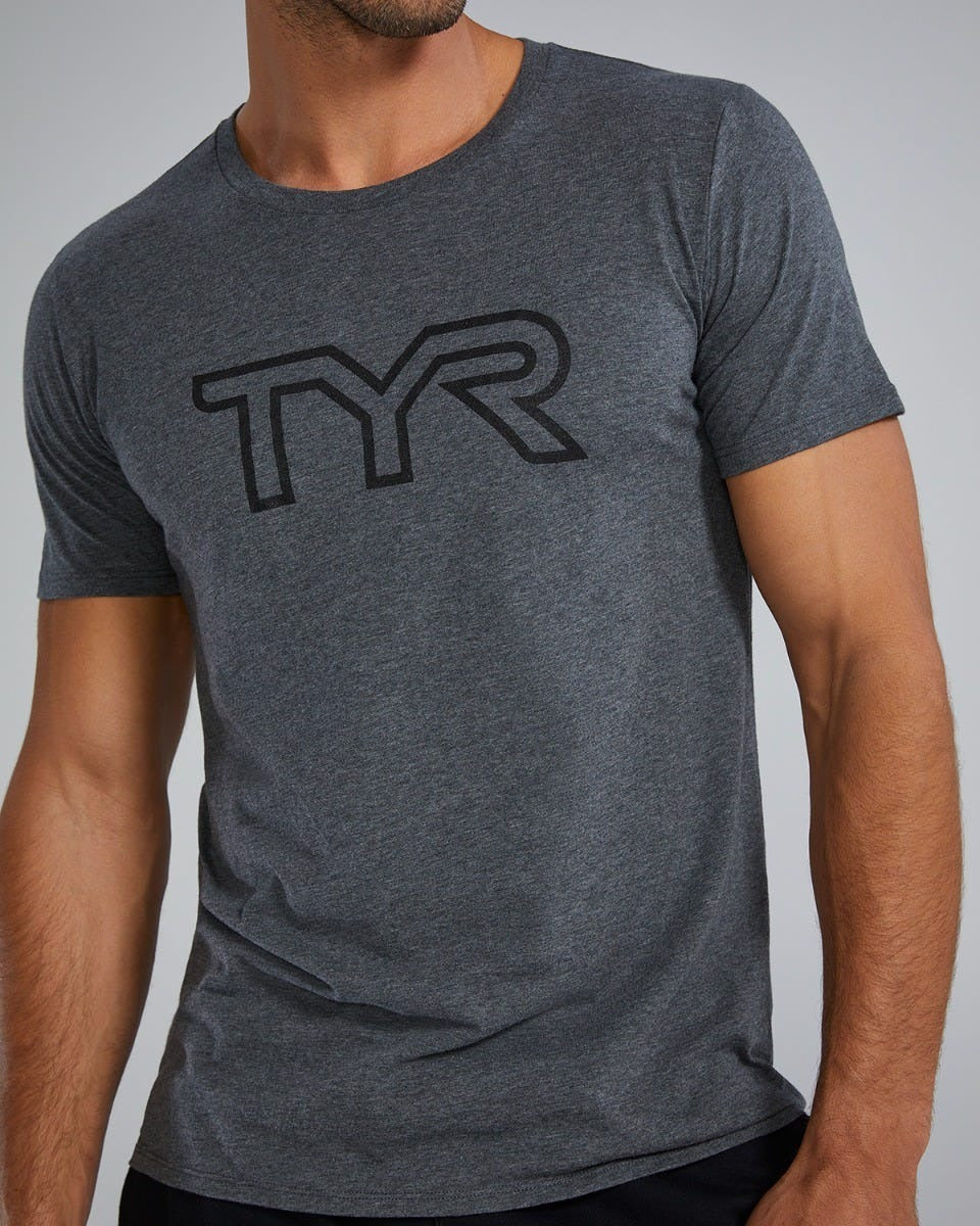 Unisex Ultrasoft Lightweight Tri Blend Tech Tee - Big Logo