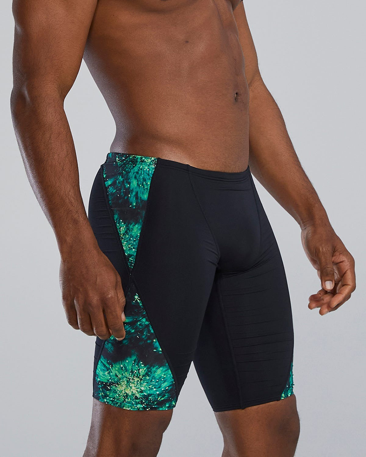 Men's Blade Splice Jammer Swimsuit - Radiant Flare