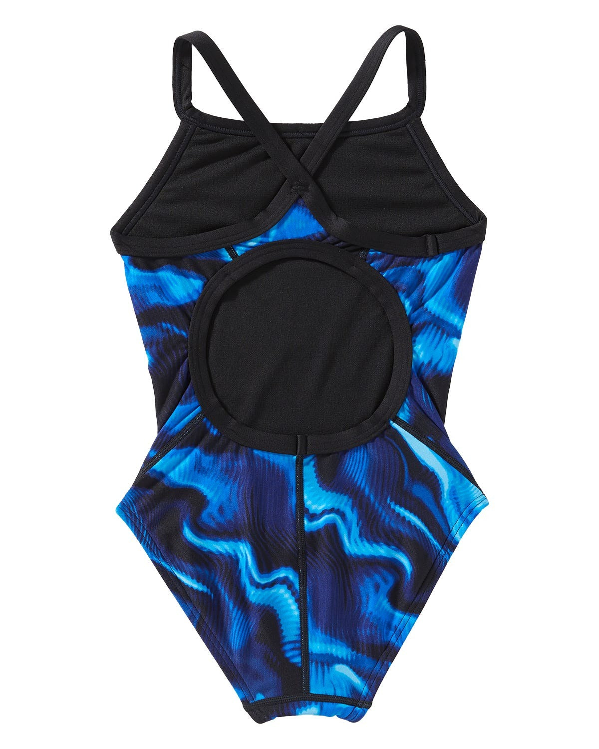 Durafast Elite® Girl's Diamondfit Swimsuit - Waveform