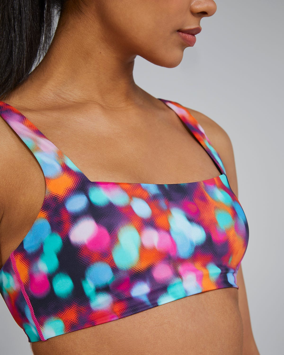 KellySquare Neck Top - PRISMATIC DAYSTAR