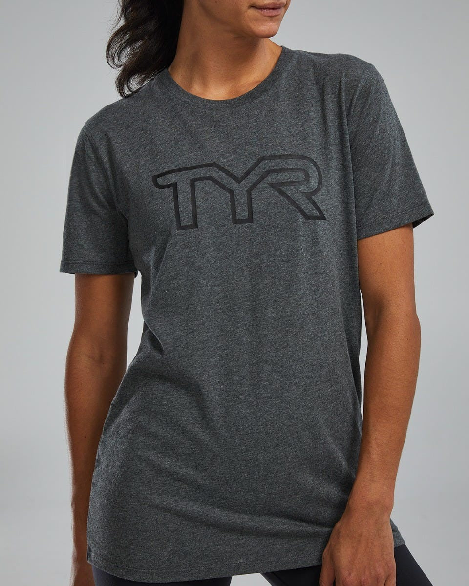 Unisex Ultrasoft Lightweight Tri Blend Tech Tee - Big Logo