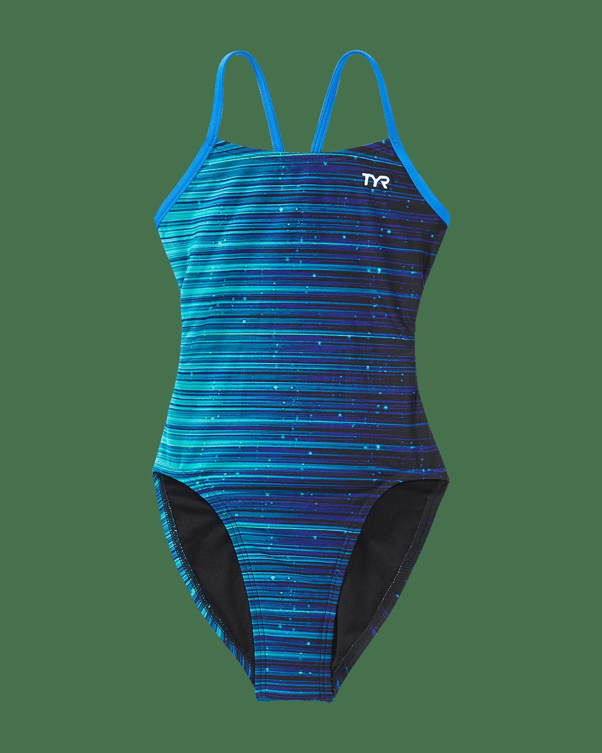 Durafast Elite® Girl's Cutoutfit Swimsuit - Speedwarp