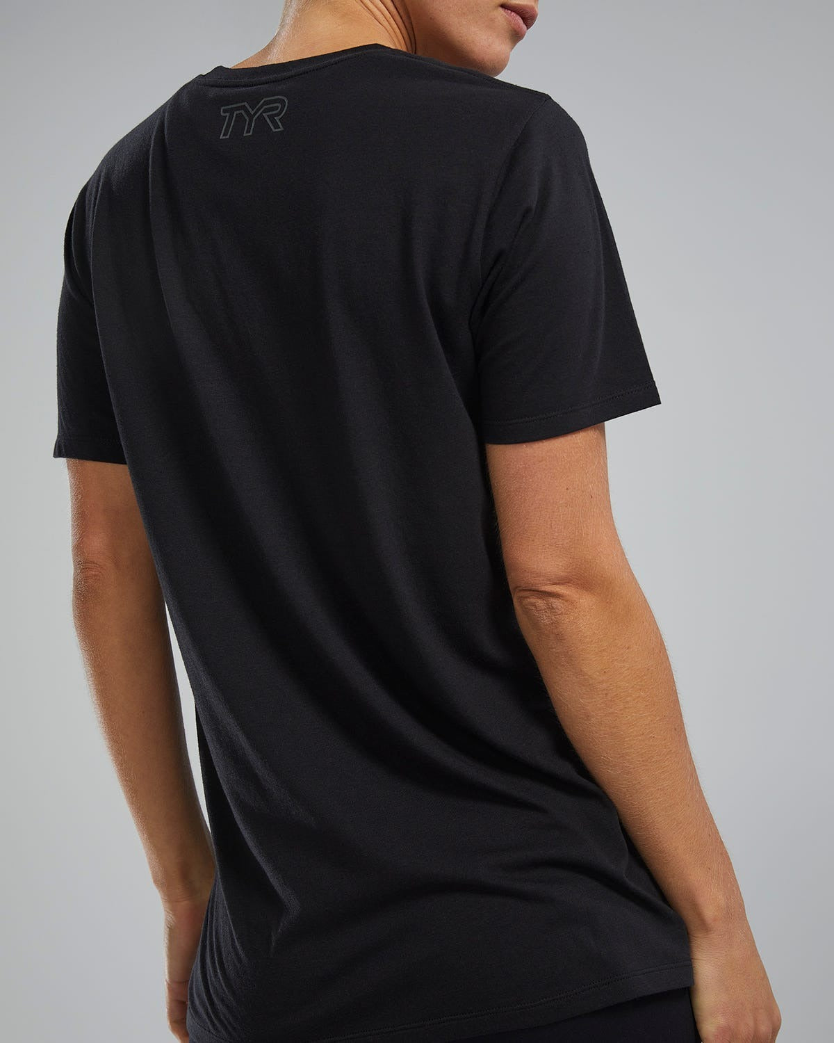 Unisex Ultrasoft Lightweight Tri Blend Tech Tee - Big Logo