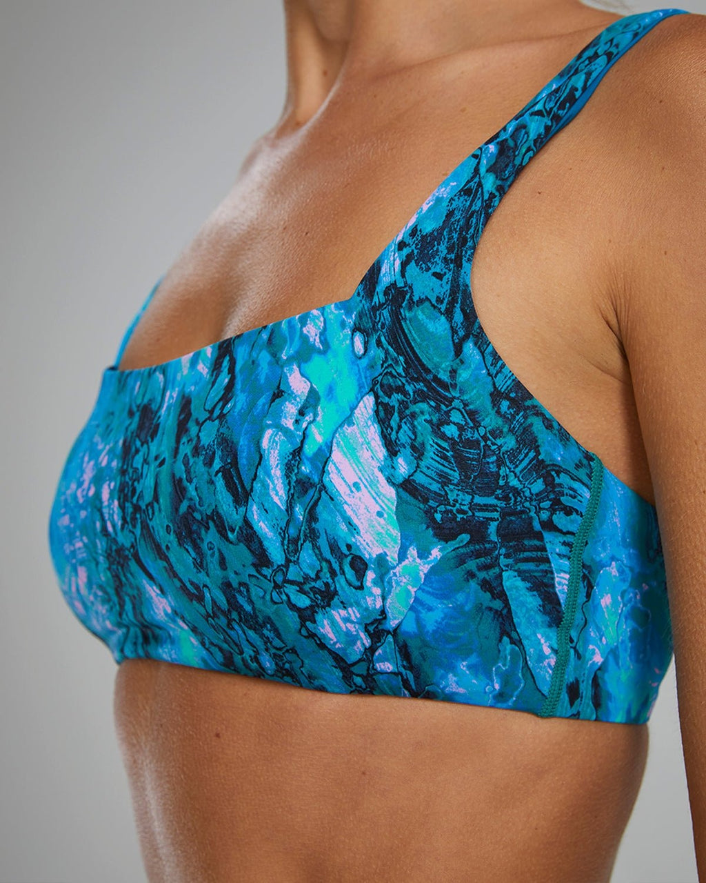 Women's Kelly Square Neck Bikini Top Prismatic