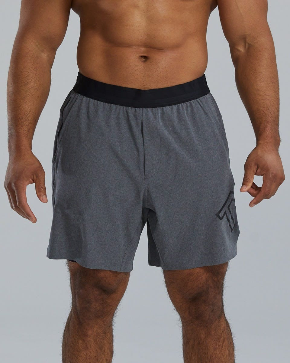 HydrosphereTM Men's Lined 7" Unbroken Big Logo Shorts - Solid