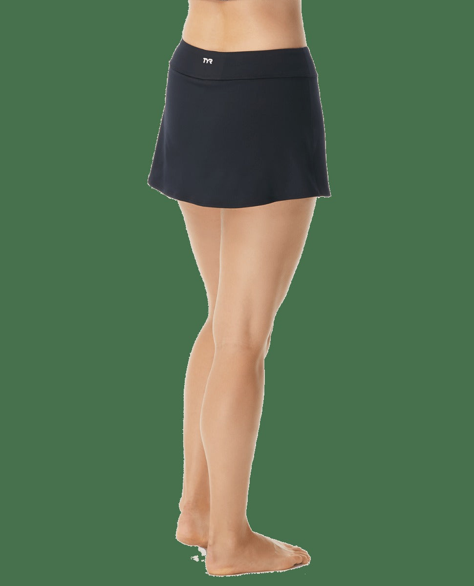 Durafast Elite® Women's High-Waisted Swim Skort - Solid