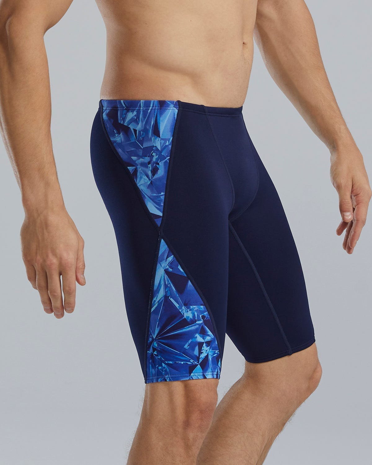 Durafast Elite® Men's Blade Splice Jammer Swimsuit - Crystalized