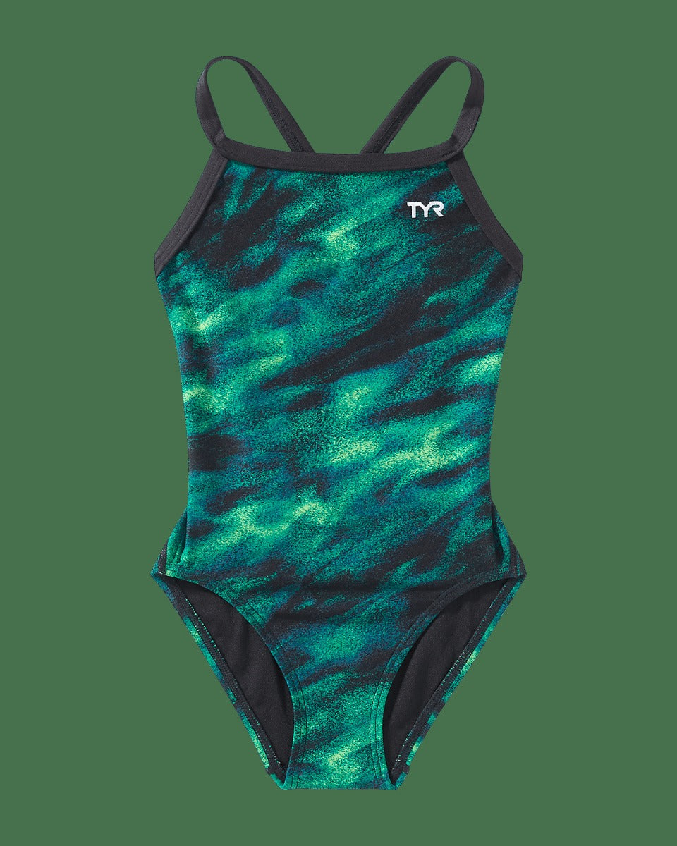 Durafast Elite® Girl's Diamondfit Swimsuit - Soren