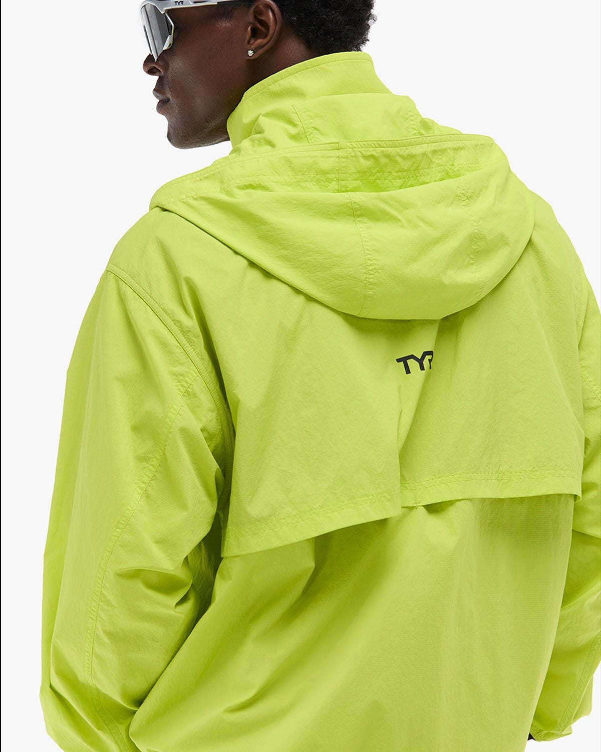 Men's Full Zip Windbreaker - Neon