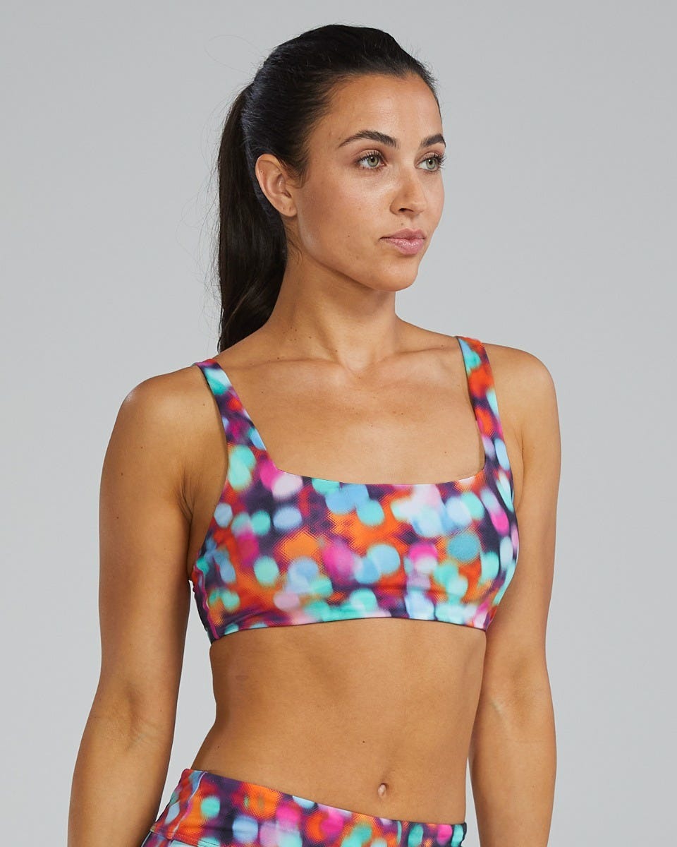 Nia Scoop Neck Top - PRISMATIC DAYSTAR