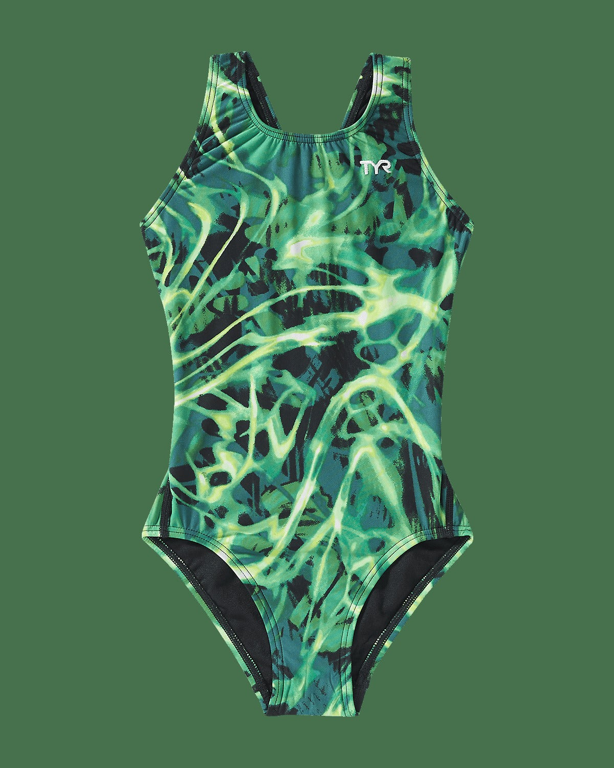 Durafast Lite® Girl's Maxfit Swimsuit - Electro